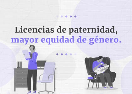 Licencias de paternidad, mayor equidad de género