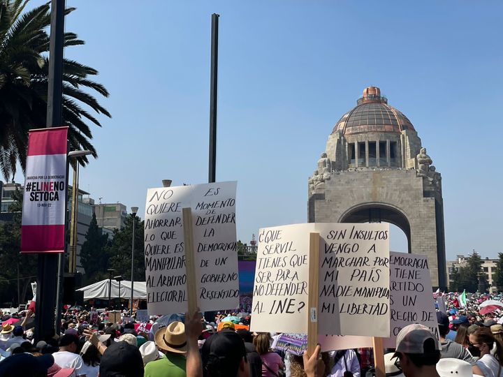 Momentos de una marcha histórica