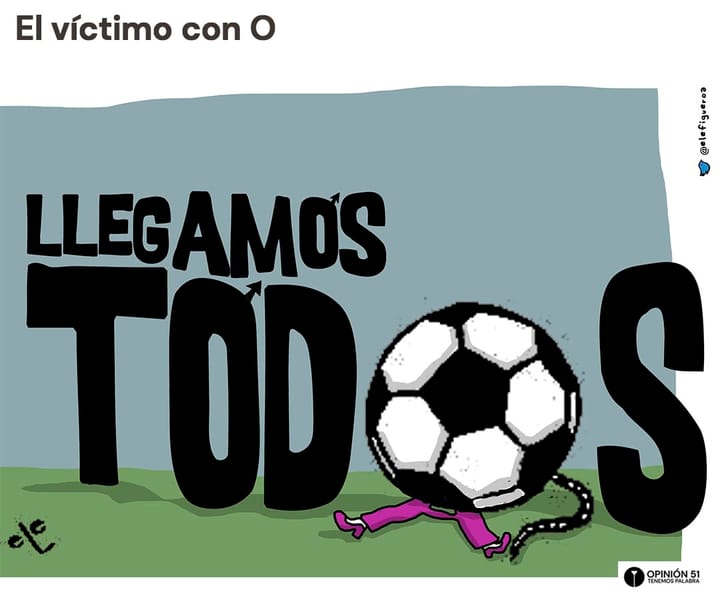 El víctimo con O.