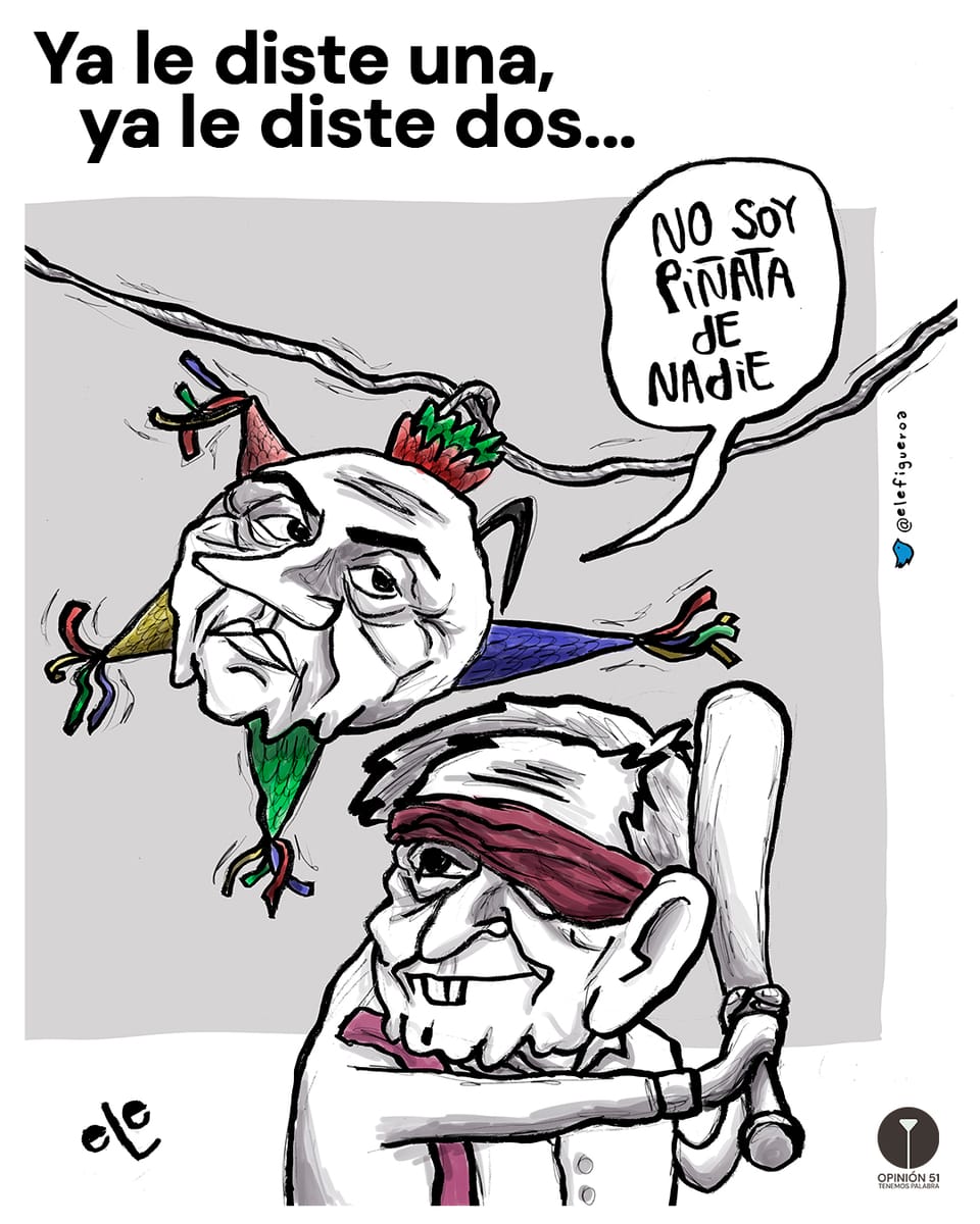 Ya le diste una, ya le diste dos...